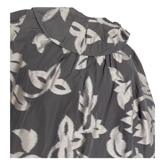 BADGLEY MISCHKA Luxury Designer Floral Business Casual Jacket Womens Large - Picture 6 of 6